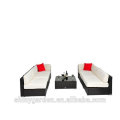 7pcs Outdoor Patio PE Rattan Wicker Sofa Sectional Furniture Set